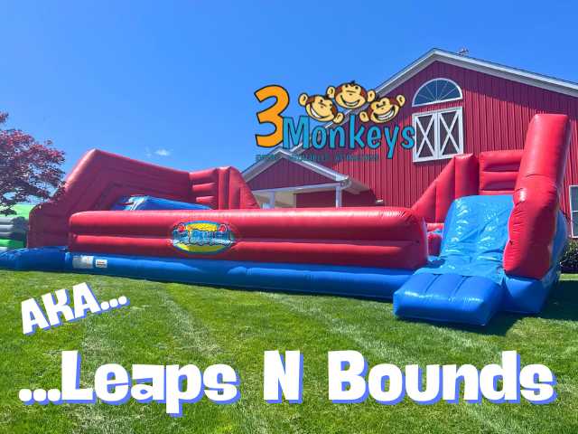 Leaps and Bounds Game Rental in York, PA - 3 Monkeys Inflatables