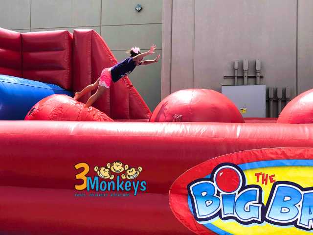 Leaps N Bounds Interactive Game Rental - 3 Monkeys Inflatables