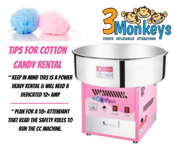 Tips for a Cotton Candy Machine Rental