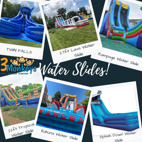 Kahuna twin falls water hot sale slide