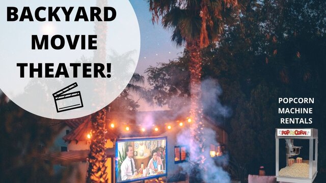 Inflatable backyard Movie Screen 