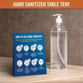 Sanitizer Table & Signage