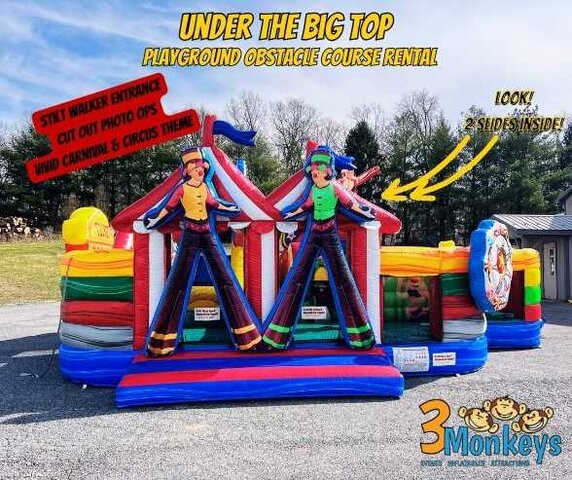 Under the Big Top Obstacle Course
