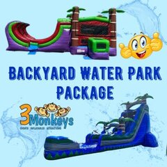 backyard water  park package