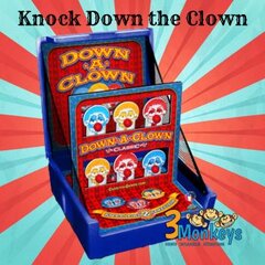 Knock Down the Clown Carnival Game