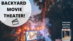 Inflatable backyard Movie Screen 