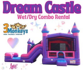 Dream Castle Bounce n Slide Combo 29L x 12W x 15H | 9.8 amps
