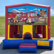 Fire Truck Bounce House (#25)  16.4Lx15.4Wx13H | 7.5amps