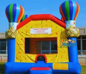 Hot Air Balloon Bounce House  16.4 L x 15.4 W 16 H | 7.5 amps