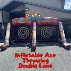 Inflatable Axe Throwing - Dual Lane