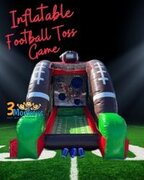 Inflatable Football Toss 21G |7 14'L x 9'W x 12' H | 7.5 Amps
