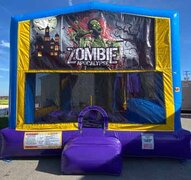 Zombie Combo Bounce House (#15)  16.4Lx15.4Wx13H | 7.5amps
