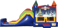 Happy Holidays Bounce House Combo
