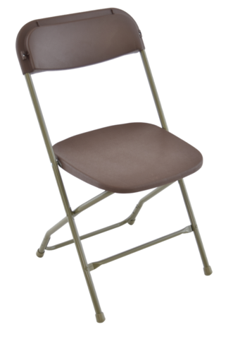 Brown Folding Chairs - Bundles of 10