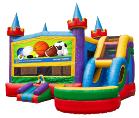 Sports Wet Combo Bounce House
