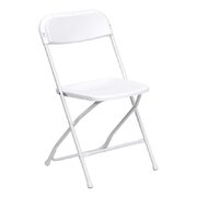 White Folding Chairs - Bundles of 10 