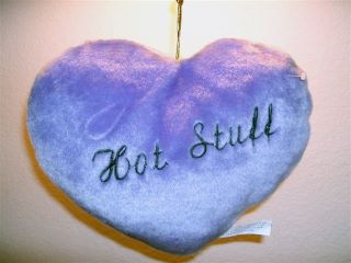 "Hot stuff" heart pillow