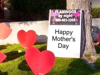 happy Mother's Day lawn sign in Avondale AZ