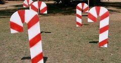 30 Candy canes    (24" tall 13" wide)