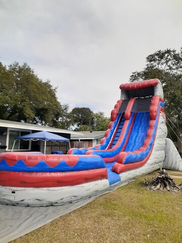 Bounce Genie Lava Monster 2 www.BounceGenieTampa.com Tampa Water Slide Bounce House and Party Rentals Service