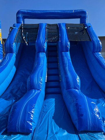 Cool Blue Water slide bouncegenietampa.com waterslide rental 