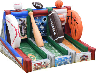Baseball Pitch, Football Throw and Basketball Shoot- Sports Game
