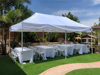 10x20 Canopy Shade Tent Rental