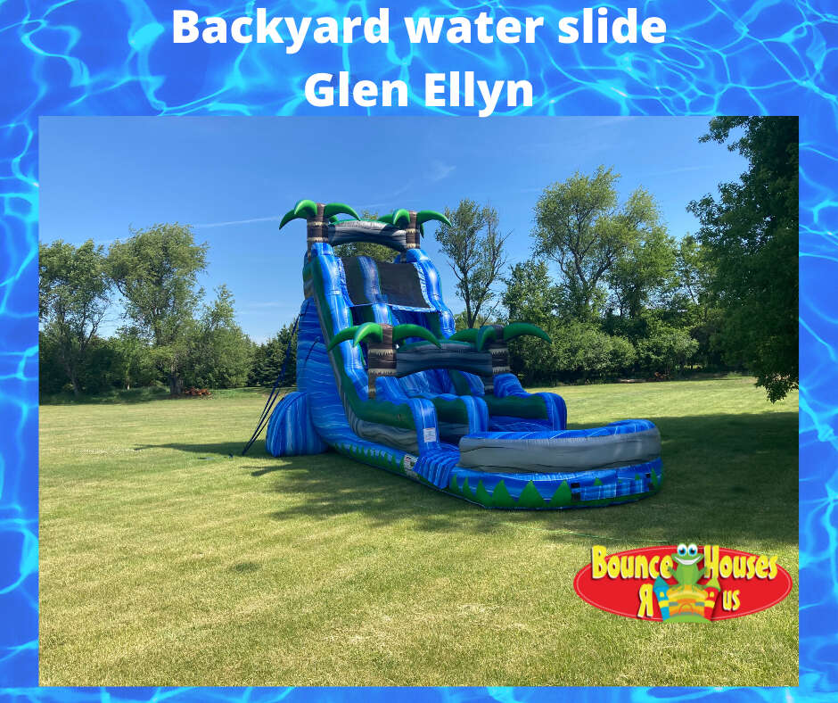Back yard water slides rentals Glen Ellyn