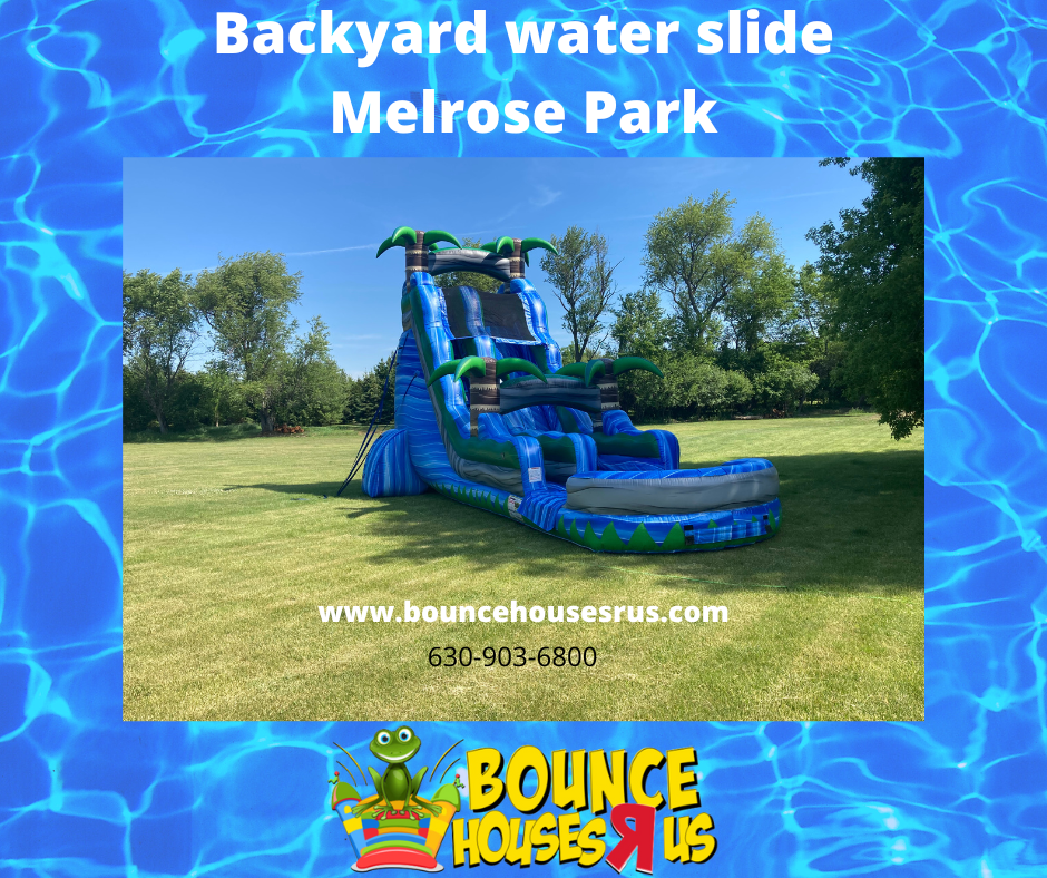 Backyard water slide rentals Melrose Parkonquin