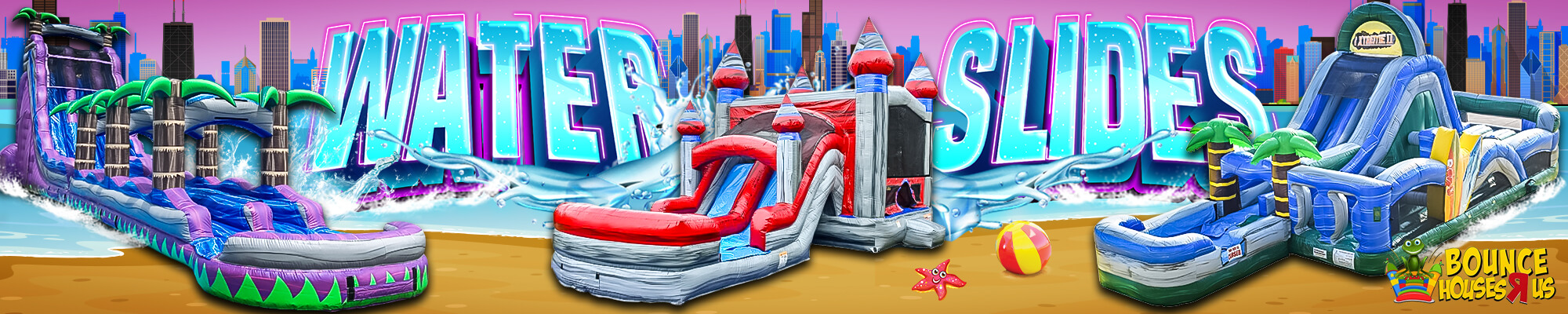 Inflatable Water Slide Rentals Chicago 
