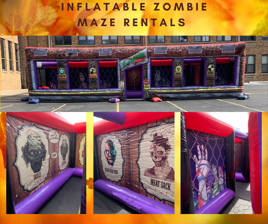 Inflatable Zombie Maze Rentals Chicago