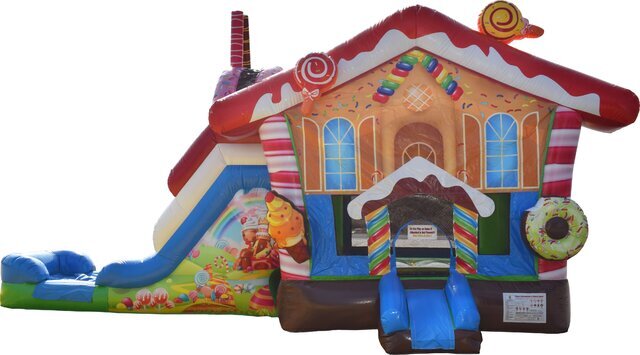 Candy Land Bounce House with Slide Dry