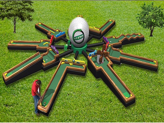 Portable Inflatable Mini Golf Course