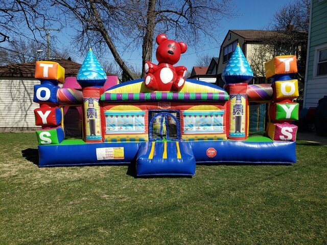 Inflatable Toy Town Toddler Play Land