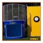 Dunk tank with moon walk