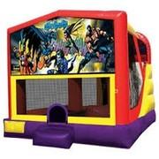 4-1 Batman Bounce House Slide Combo