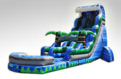 22' Tsunami Inflatable Water Slide with pool