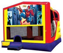 4-1 Spiderman Bounce House Slide Combo