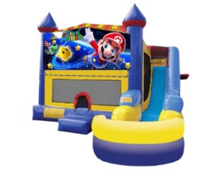 Super Mario Bounce House with Slide