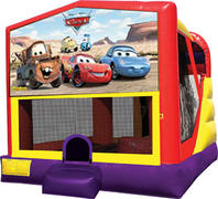 4-1 Disney Cars Bounce House Slide Combo