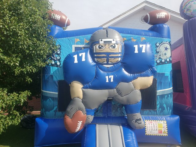 Cowboy Football Bounce House Rental, Main Event Sports on Air