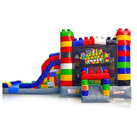 LEGO Inflatable Combo with Dry Slide
