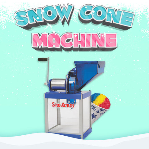 Snow Cone Machine with supplies for 25 servings
