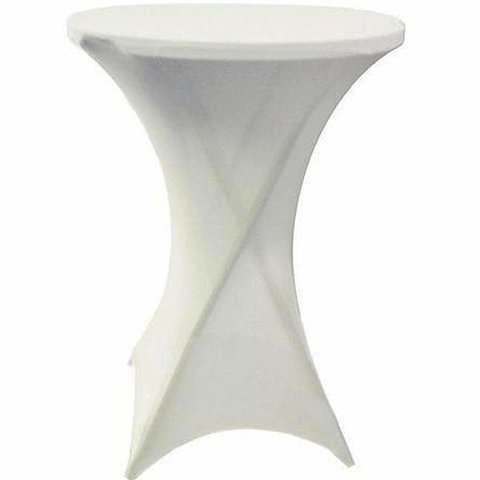 COCKTAIL  WHITE SPANDEX TABLE CLOTHES