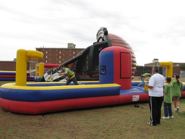 Basketball Inflatable Tug A War Game