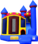 Backyard Inflatable Bounce House Combo with Dry Slide