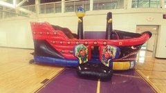 Pirate Ship Inflatable Bounce House Combo