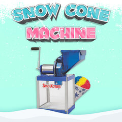 Snow Cone Machine with supplies for 25 servings