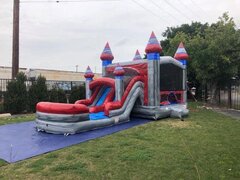 SILVER CASTLE COMBO WITH WET SLIDE
