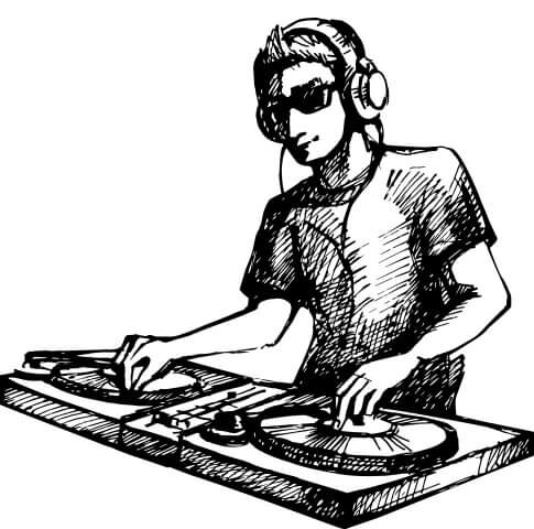 DJ WITH MUSIC